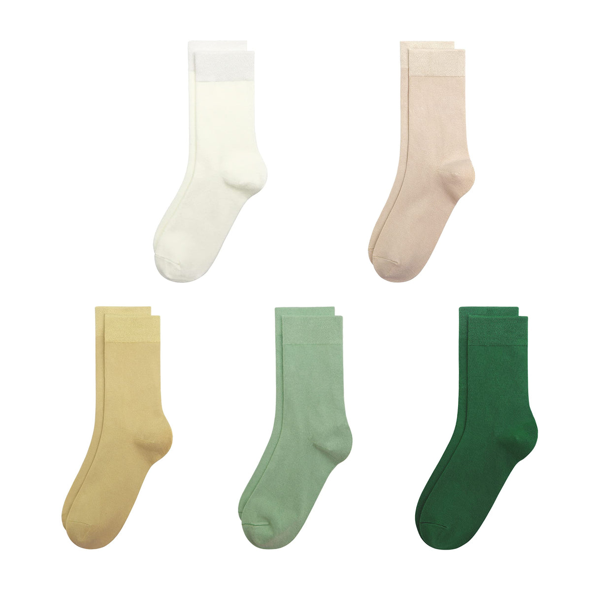 SERISIMPLE Viscose Bamboo Kids Crew Socks School Anti Odor Socks for Boys Girls Uniform Light Weight Flat Seam Socks 5 Pairs