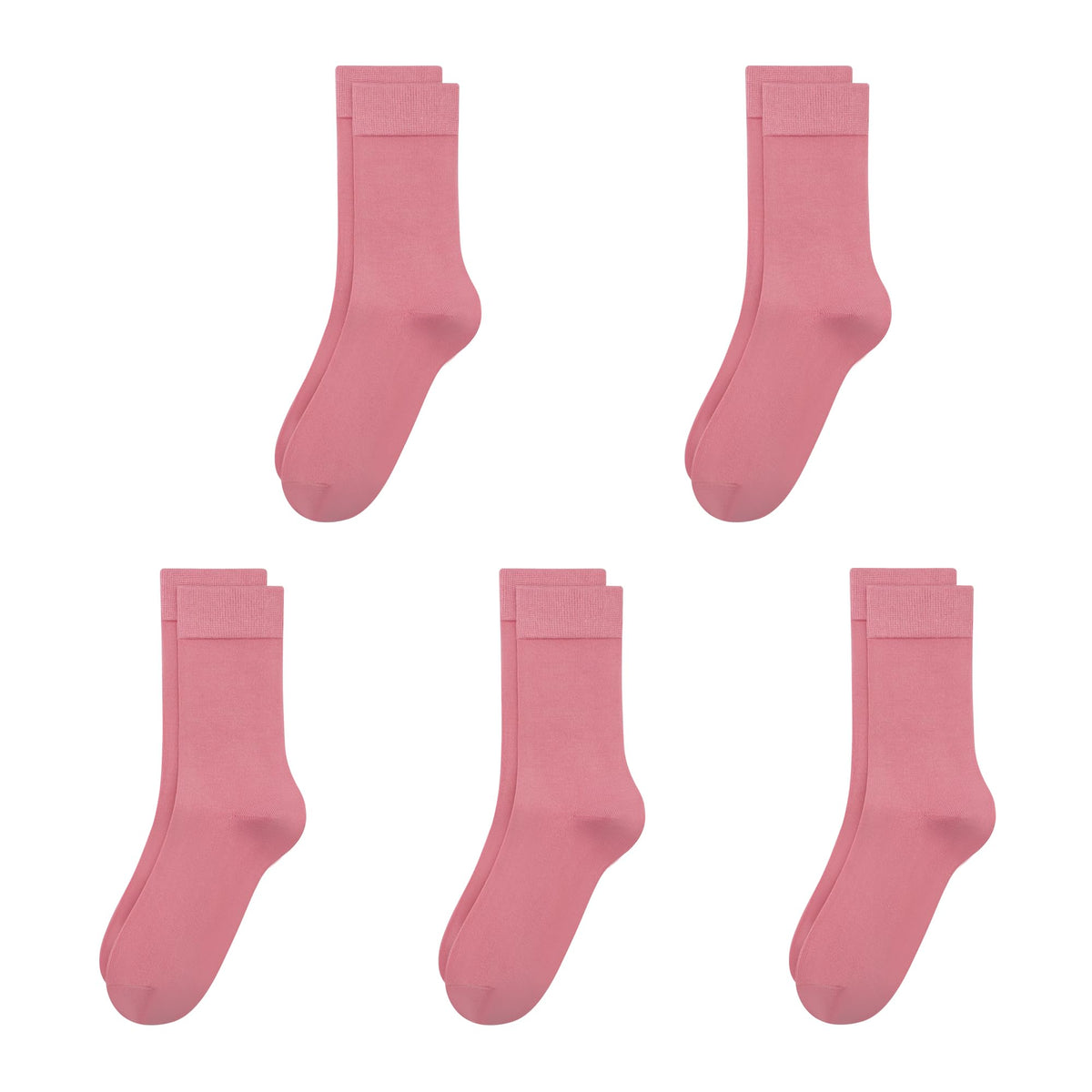 SERISIMPLE Viscose Bamboo Kids Crew Socks School Anti Odor Socks for Boys Girls Uniform Light Weight Flat Seam Socks 5 Pairs