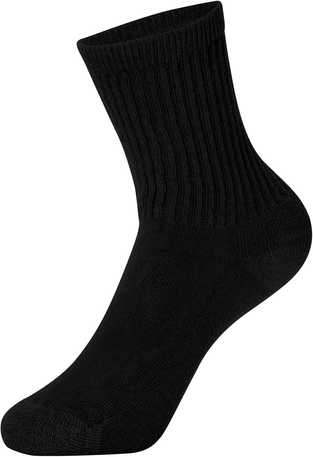 Hanes Boys' Socks Pack, Double Tough Moisture Wicking Ankle, Crew, No Show Socks, 12 & 14 Pair Packs