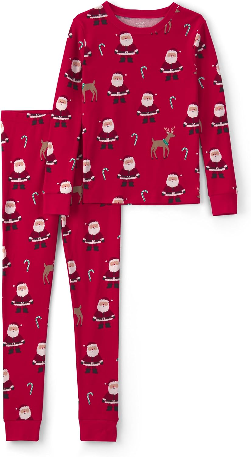 Carter's Unisex Adult 2-piece Holiday Cotton Pj
