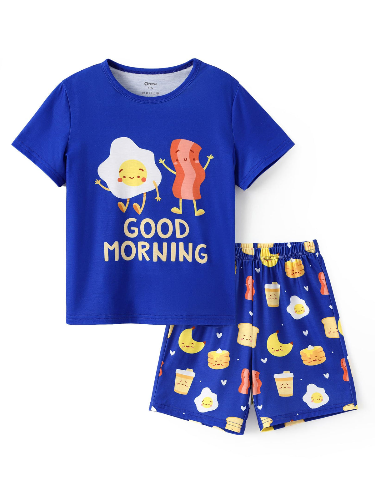 PATPAT Boys Pajamas 2 Piece PJs Set T-shirts with Shorts 6-12 Years