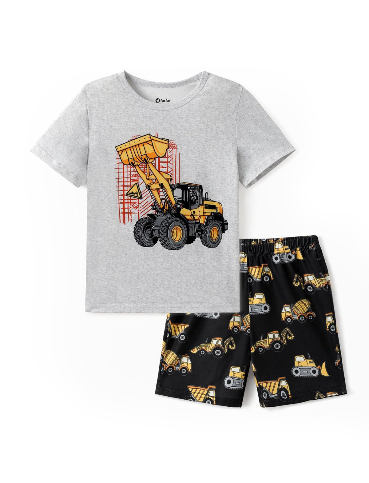 PATPAT Boys Pajamas 2 Piece PJs Set T-shirts with Shorts 6-12 Years