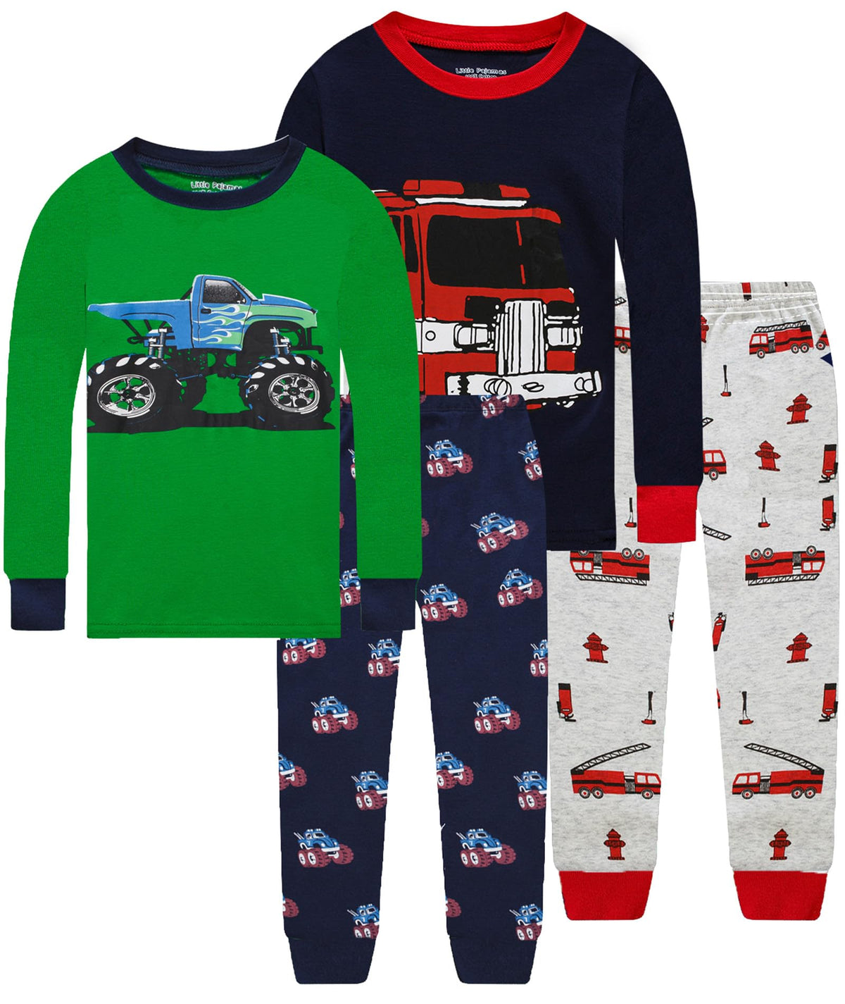 Dolphin&Fish Boy Pajamas Toddler Kids Pjs Set Cotton Soft Clothes Sleepwear