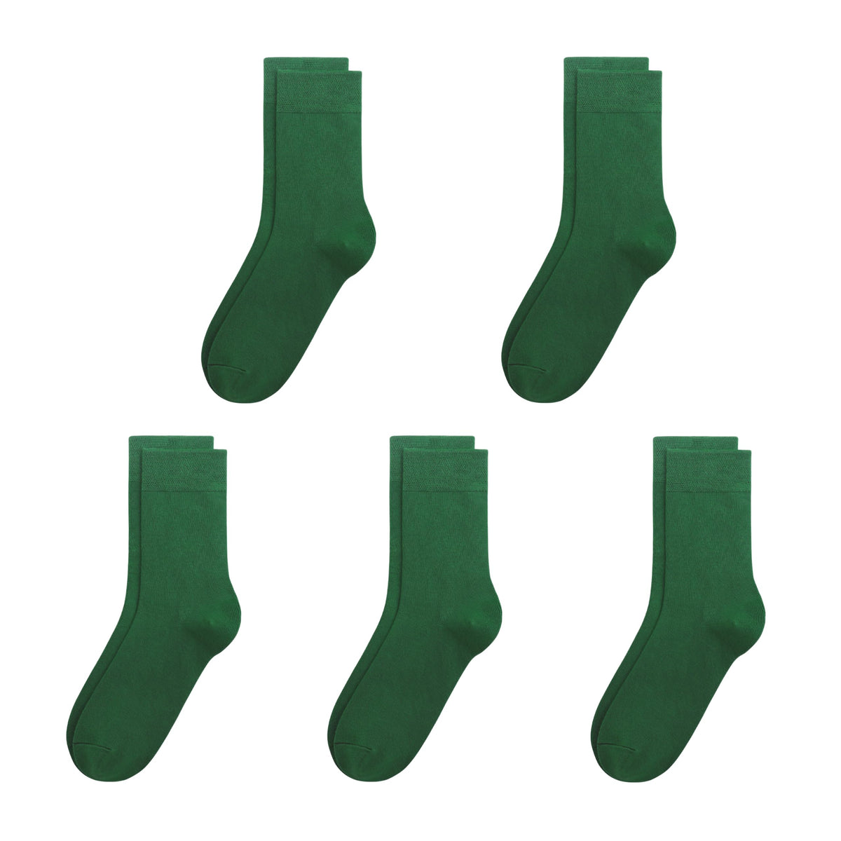 SERISIMPLE Viscose Bamboo Kids Crew Socks School Anti Odor Socks for Boys Girls Uniform Light Weight Flat Seam Socks 5 Pairs