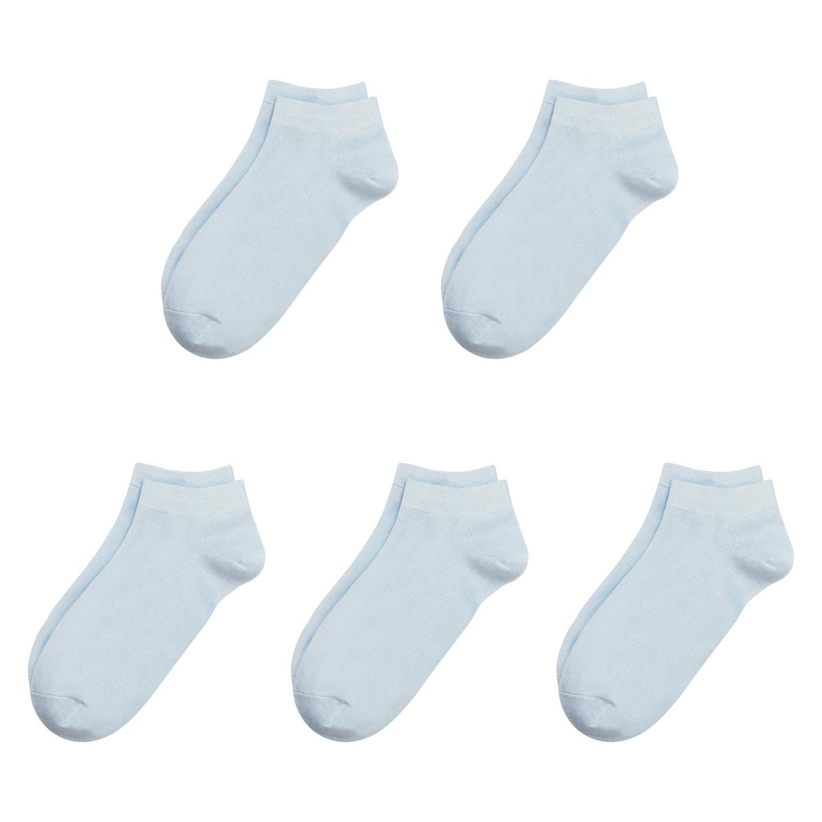 SERISIMPLE Viscose Bamboo School Socks Ankle Super Soft Kids Socks Stretch Cuffs Athletic Socks Odor Anti-odor 5 Pairs