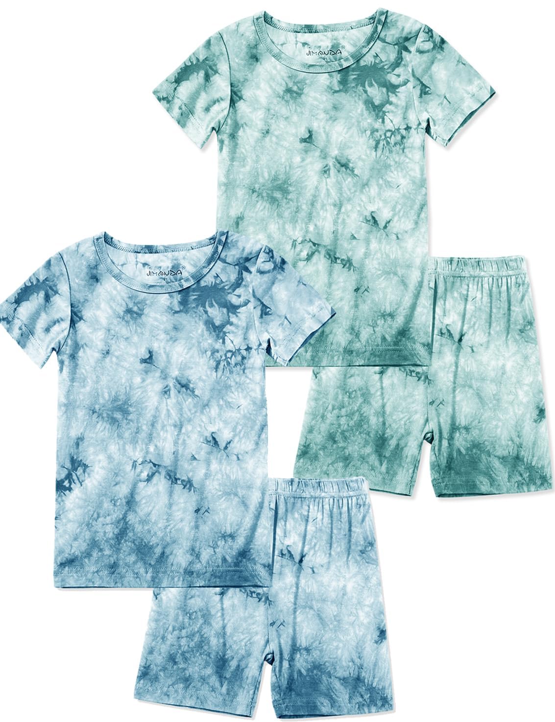 Jimonda Boys Girls Bamboo Rayon Pajamas Set Kids Sleepwear