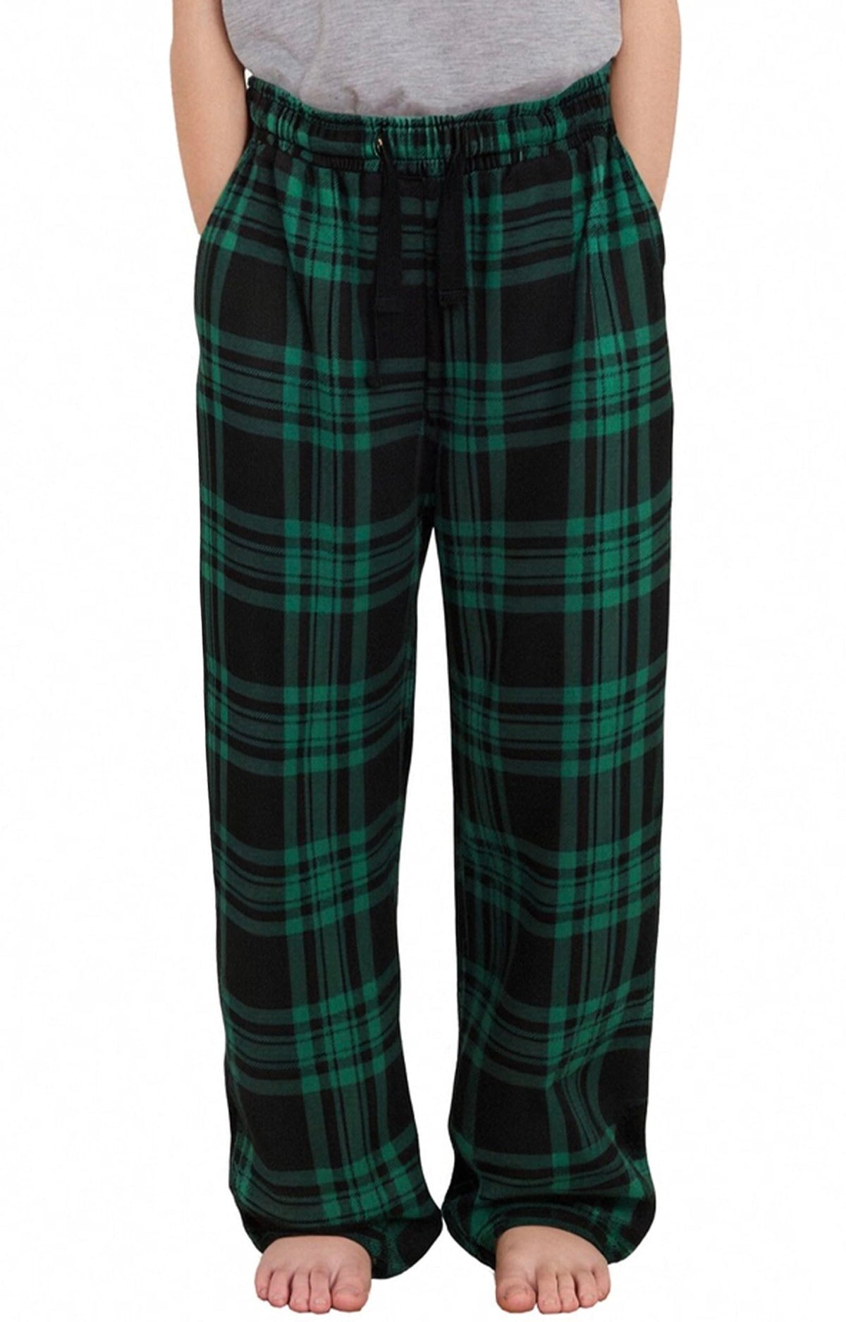PATPAT Unisex Kids Plaid Pajama Pants Lounge Sleep Bottoms for 5–14 Years