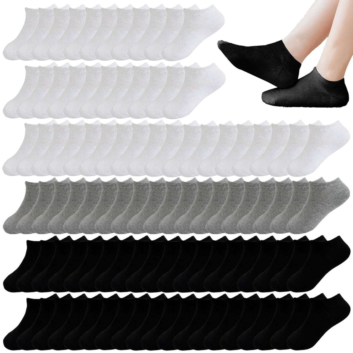 16-30 Pairs Boys Low Cut Ankle Socks Kids Crew Athletic Breathable Cushion Sole Socks for Running Hiking
