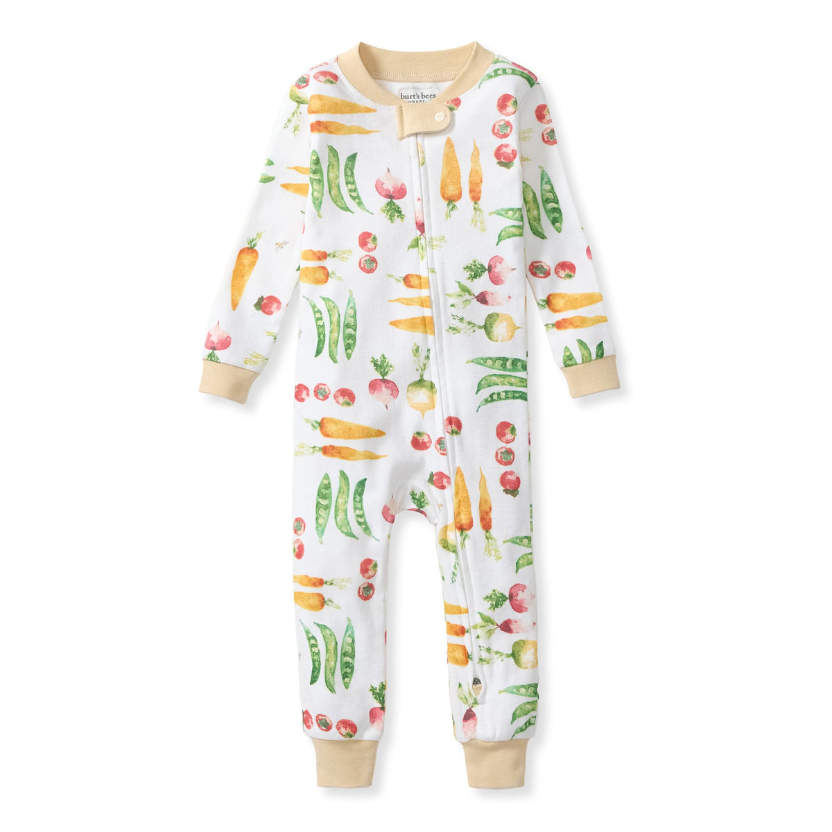 Burt's Bees Baby Boys Footless Pajamas, Sleep and Play Loose Fit, 100% Organic Cotton Soft One-piece PJs, Sizes NB to 6-9 Months