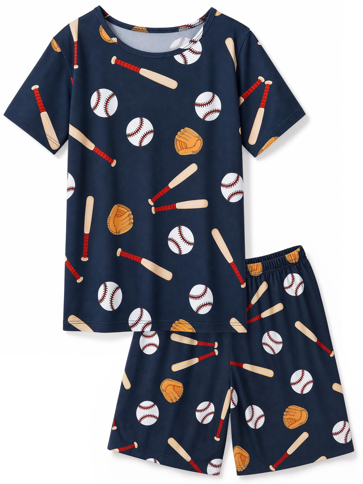 ICOSY Boys Pajamas Set, Soft and Breathable Pjs for Toddler Kids 2-9Y