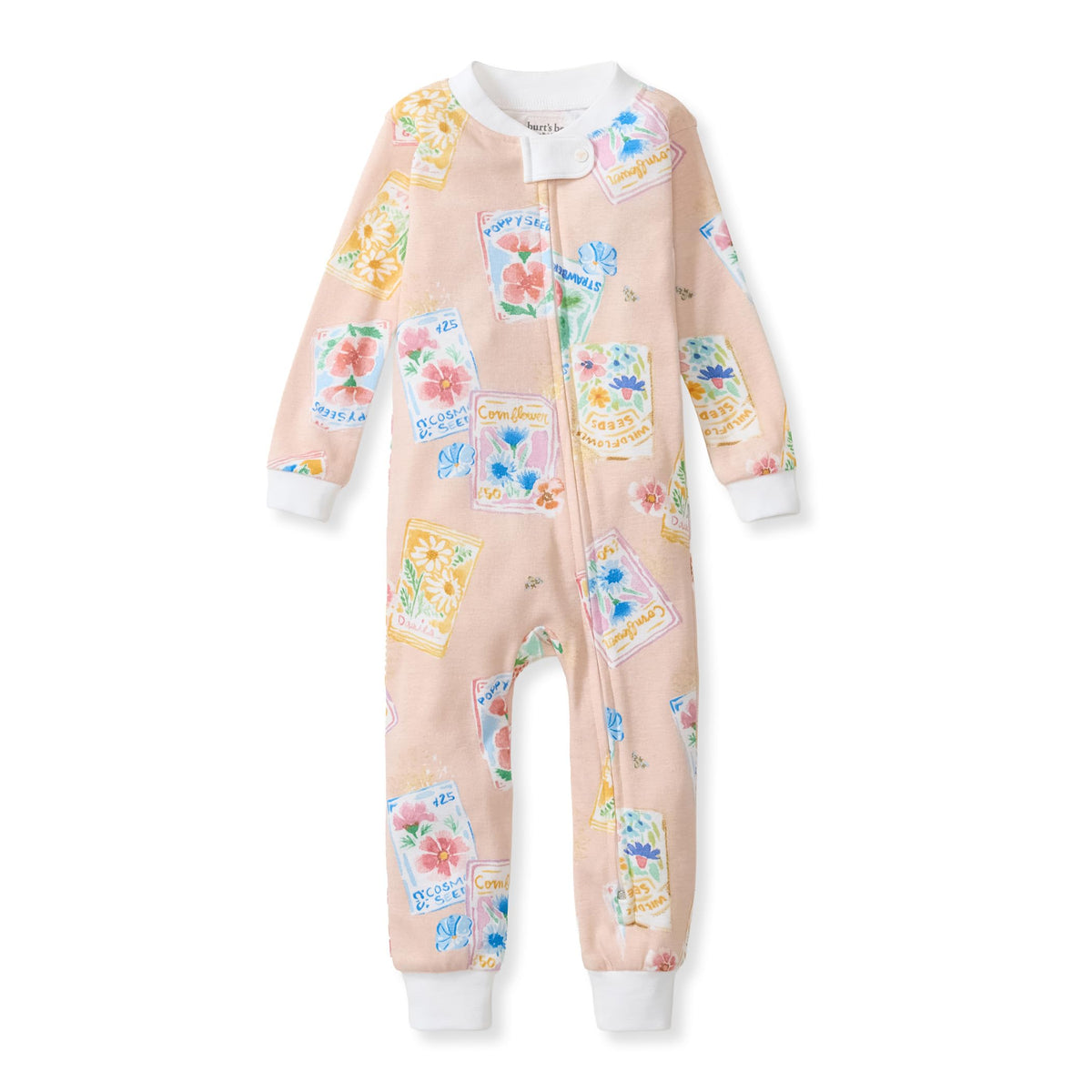 Burt's Bees Baby Boys Footless Pajamas, Sleep and Play Loose Fit, 100% Organic Cotton Soft One-piece PJs, Sizes NB to 6-9 Months