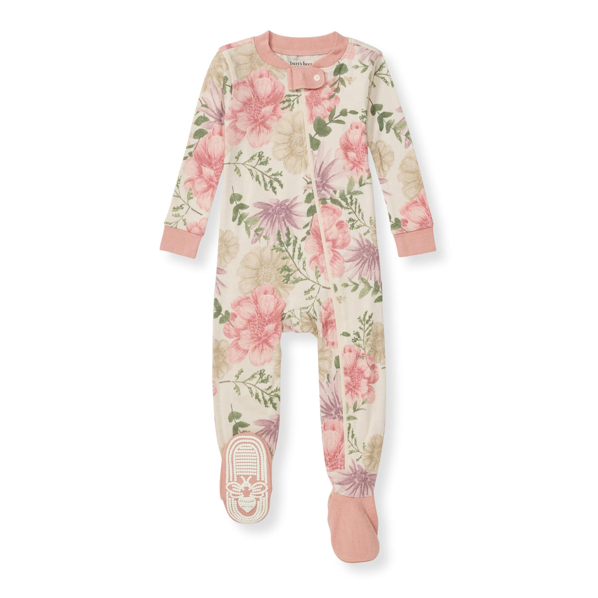 Burt's Bees Baby Boys Footless Pajamas, Sleep and Play Loose Fit, 100% Organic Cotton Soft One-piece PJs, Sizes NB to 6-9 Months