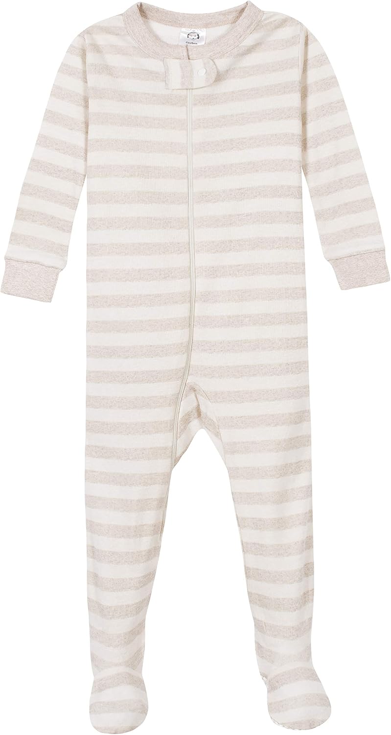 Gerber Baby Boys 4-Pack Footed Pajamas