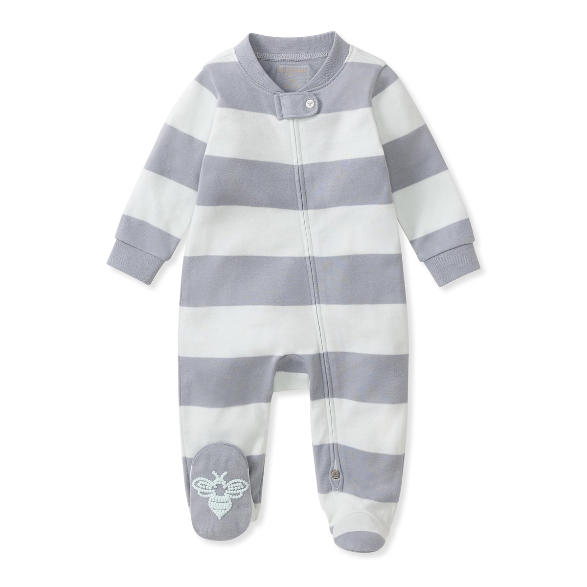 Burt's Bees Baby Boys Footless Pajamas, Sleep and Play Loose Fit, 100% Organic Cotton Soft One-piece PJs, Sizes NB to 6-9 Months