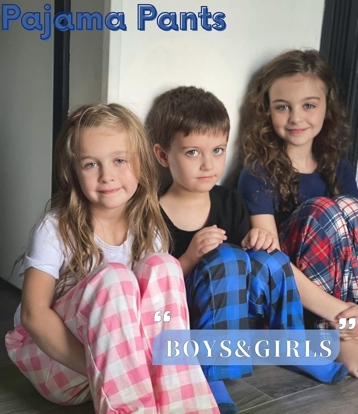 Ekouaer Boys Pajama Pants 3 Pack Sleep Kids Pajama Bottoms