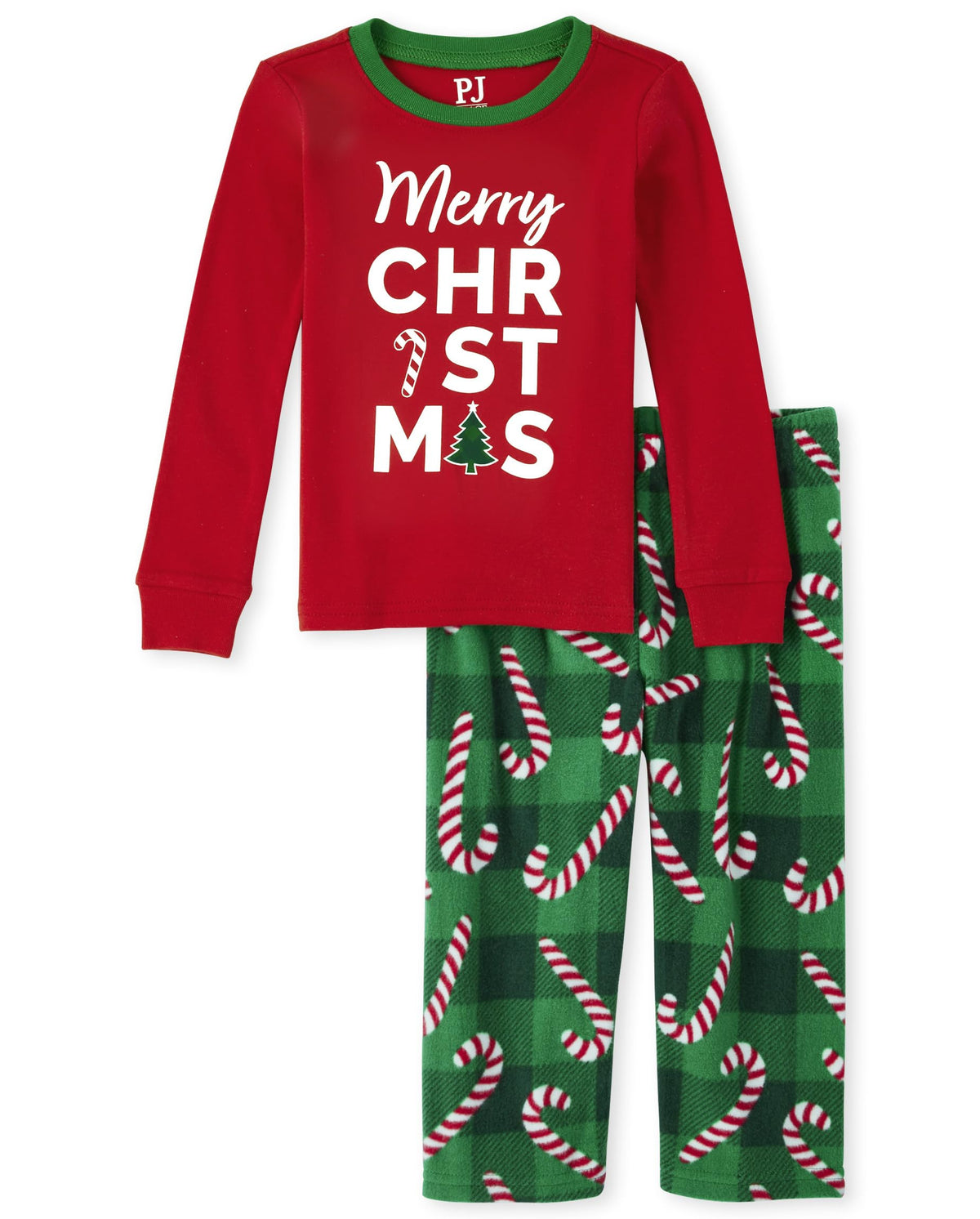 The Children's Place Baby and Family Matching Fleece Holiday Pajama Set