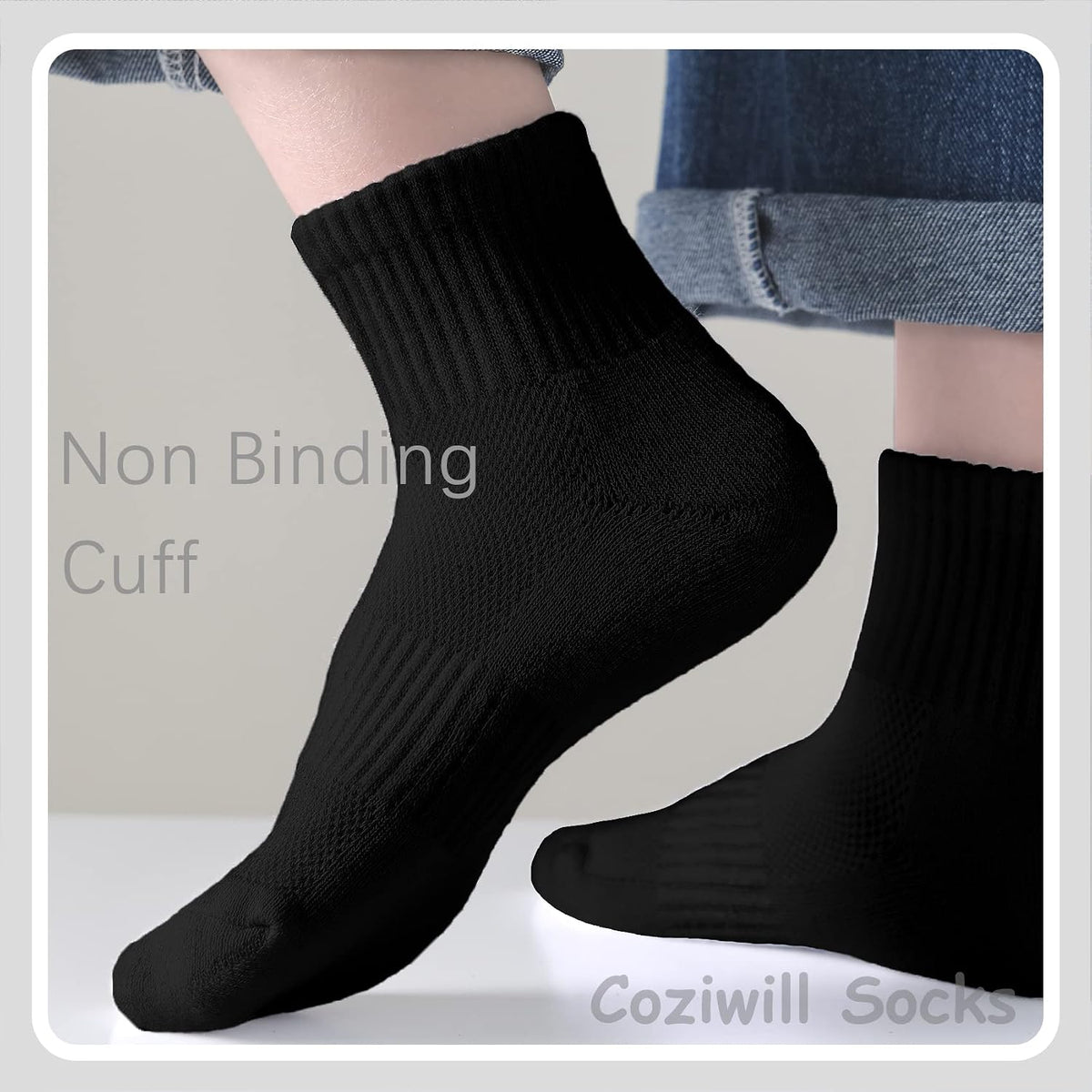 Kids Ankle Socks Boys Cushioned Athletic Short Socks Girls Cotton Quarter Sock Children Youth Sports 10 Pairs