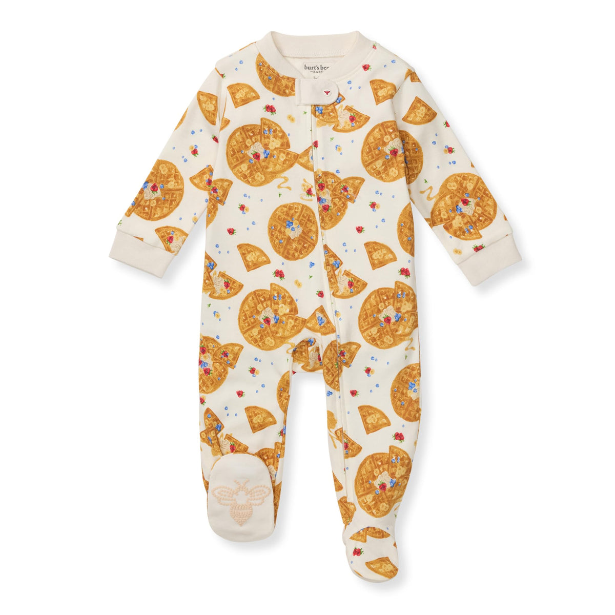 Burt's Bees Baby Boys Footless Pajamas, Sleep and Play Loose Fit, 100% Organic Cotton Soft One-piece PJs, Sizes NB to 6-9 Months