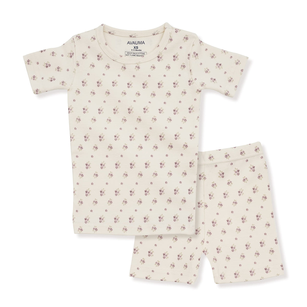 AVAUMA Baby Boys Girls Pajama Set 6M-7T Kids Cute Toddler Snug fit Pattern Design Pjs Cotton Sleepwear