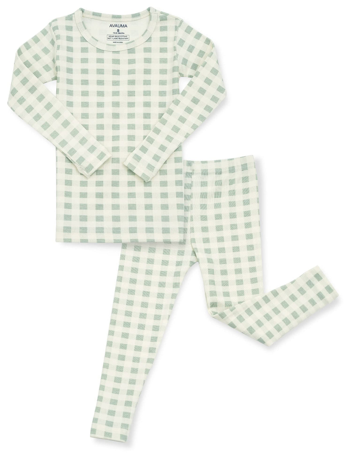 AVAUMA Baby Boys Girls Pajama Set 6M-7T Kids Cute Toddler Snug fit Pattern Design Pjs Cotton Sleepwear