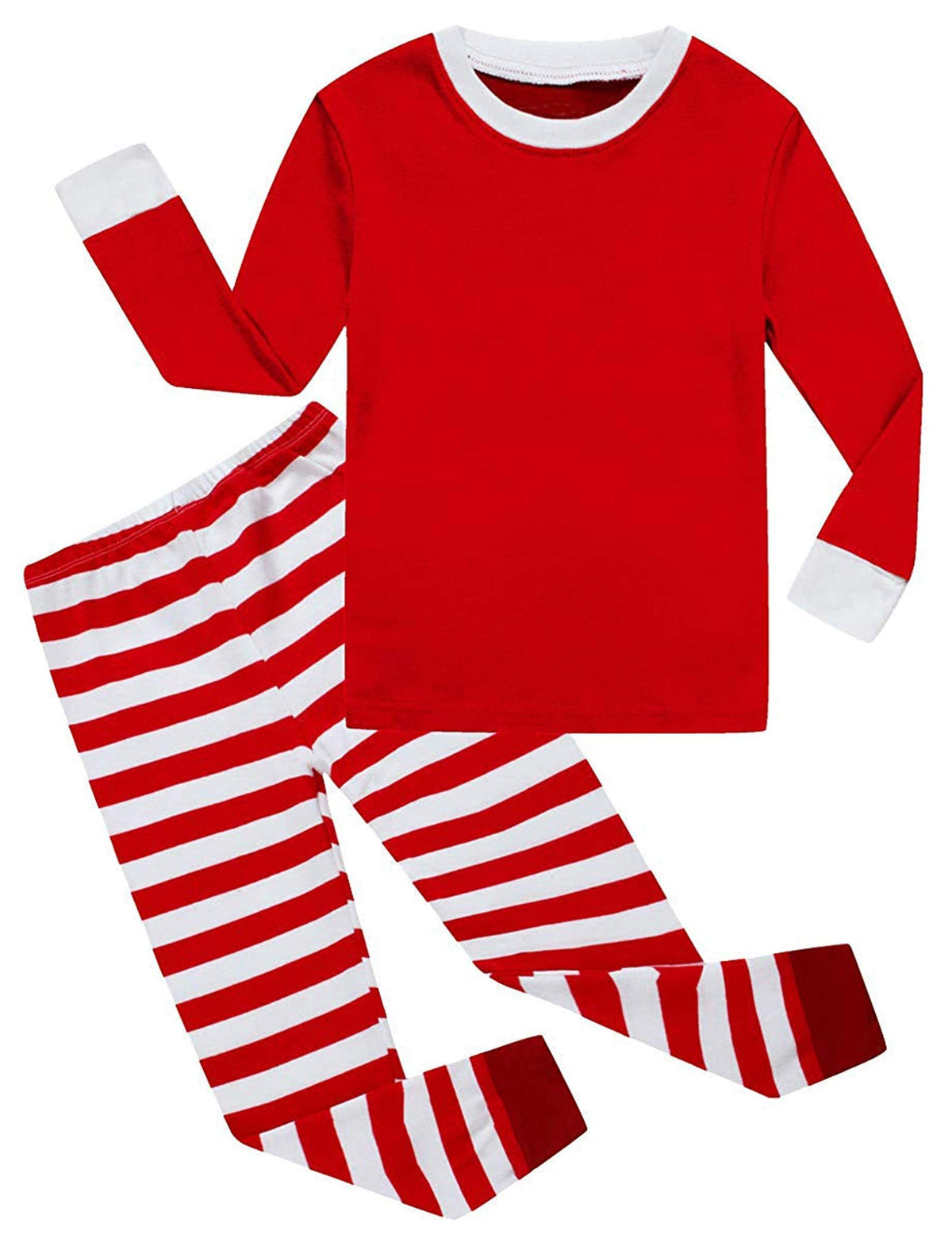 KikizYe Little Big Boys Girls Pajamas Set Kids PJs 100% Cotton Sleepwear