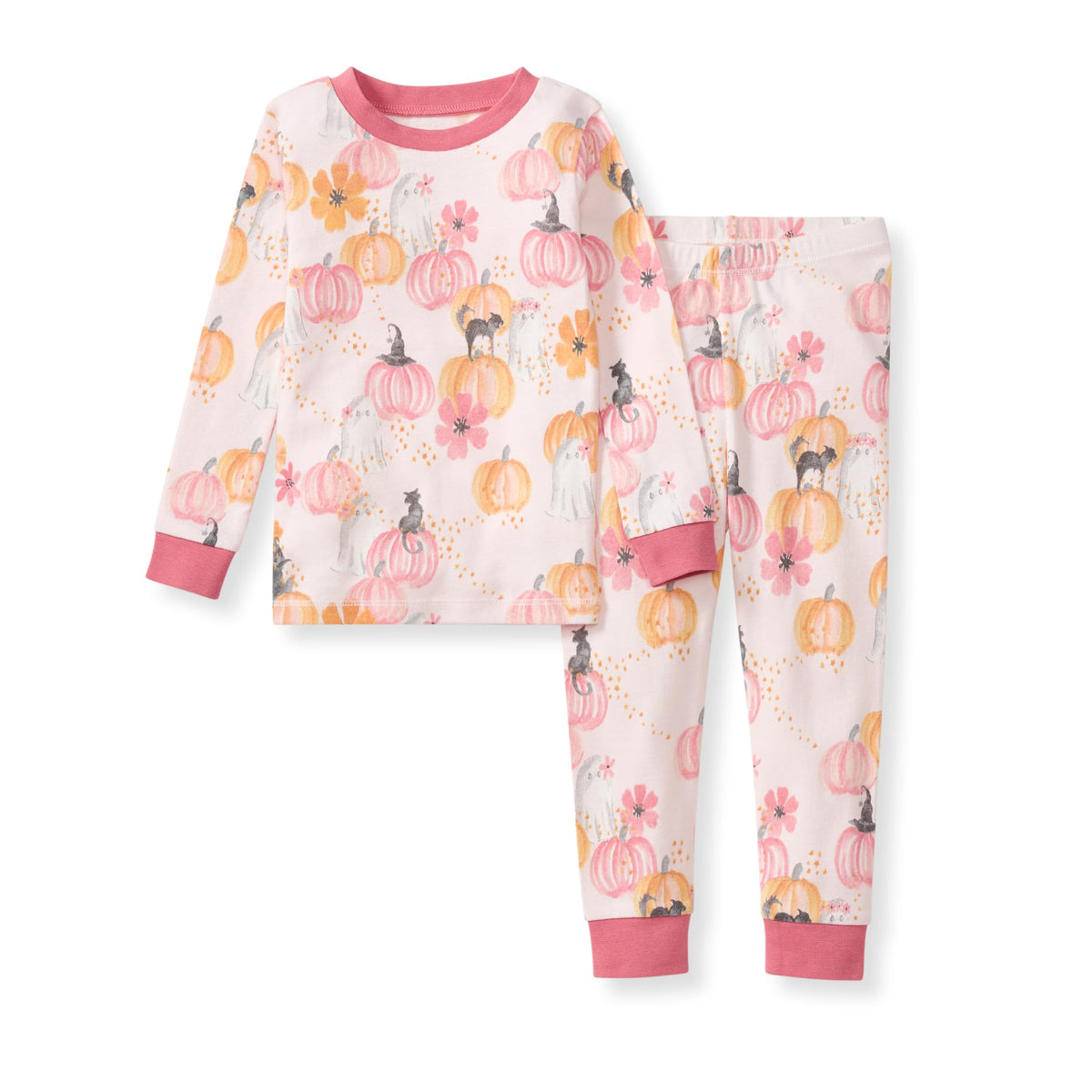 Burt's Bees Baby Girls Organic Cotton Pajamas, Toddler PJ Set, 2-PC