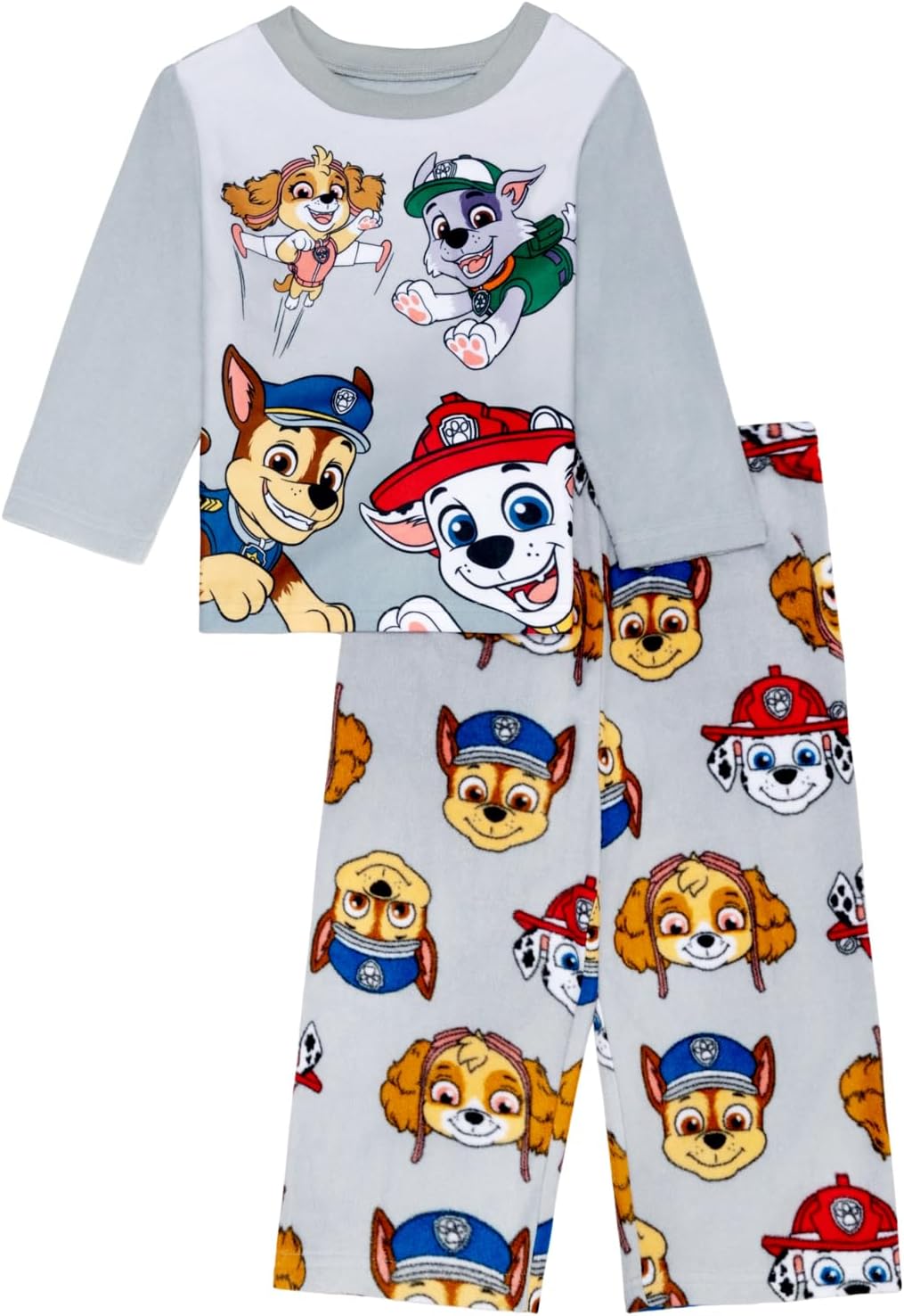 Paw Patrol Boys' 2-piece Loose-fit Pajama Set, Soft & Cute for Kids
