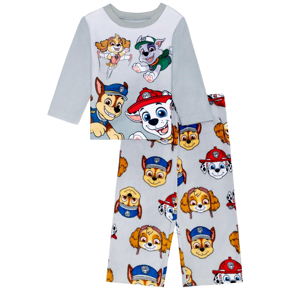 Paw Patrol Boys' 2-piece Loose-fit Pajama Set, Soft & Cute for Kids