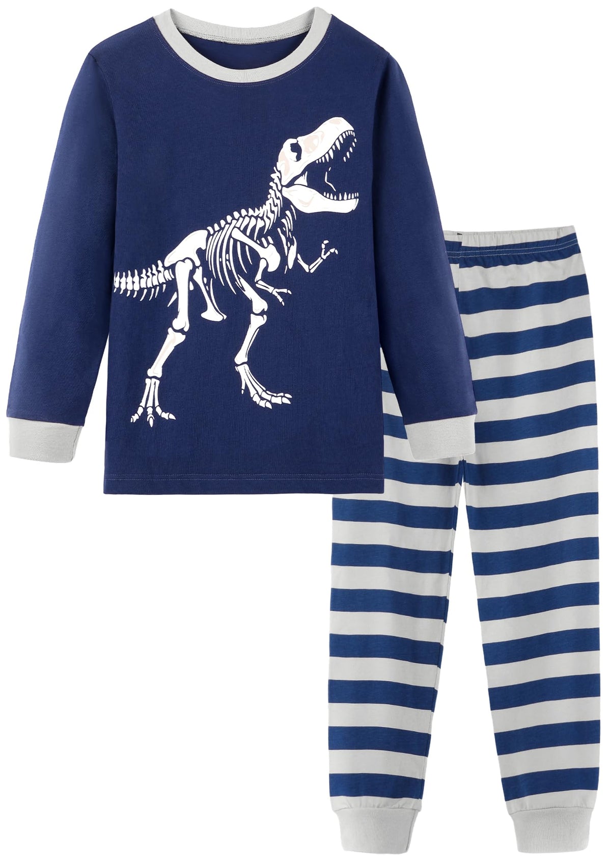 HONGTEYA Toddler Boy Clothes 100% Cotton Long Sleeve Outfit 3-8 Years