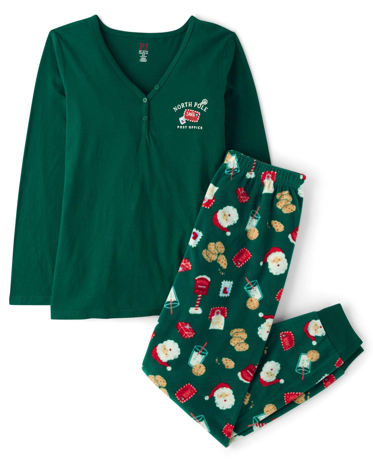 The Children's Place Baby and Family Matching Fleece Holiday Pajama Set
