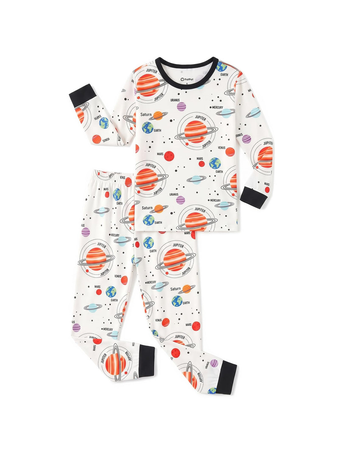 PATPAT Boys Pajamas Short Sleeve T-Shirt and Shorts 2-Piece Sleepwear
