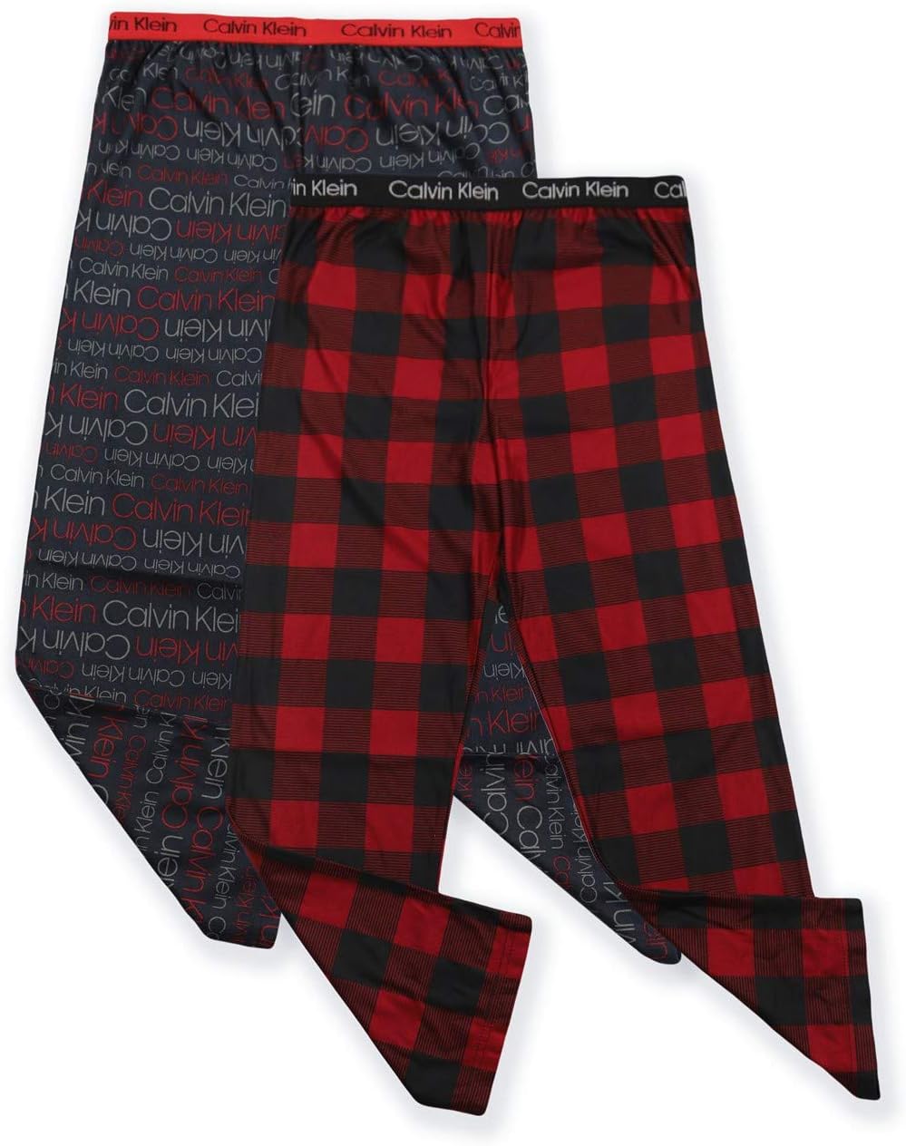 Calvin Klein Kids Boys' Super Soft Brushed Micro Pajama Pant 2-Pack
