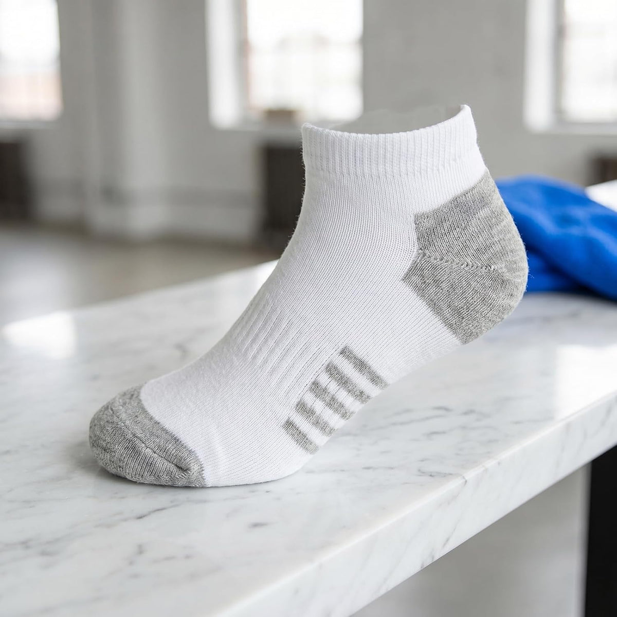 6/20 Pairs Boys Low Cut Ankle Socks Kids Crew Athletic Breathable Cushion Sole Socks for Running Hiking 4-12 Years