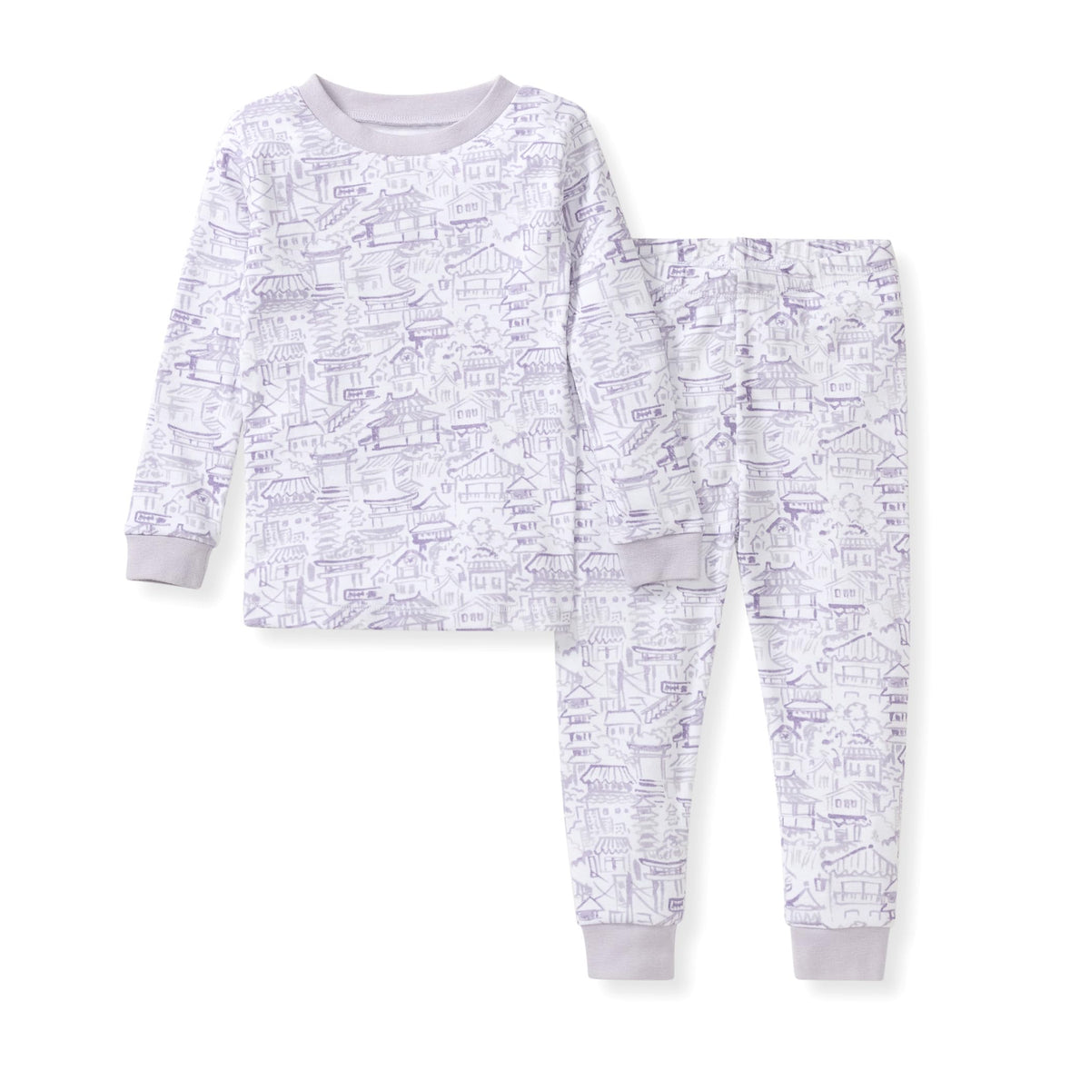 Burt's Bees Baby Girls Organic Cotton Pajamas, Toddler PJ Set, 2-PC