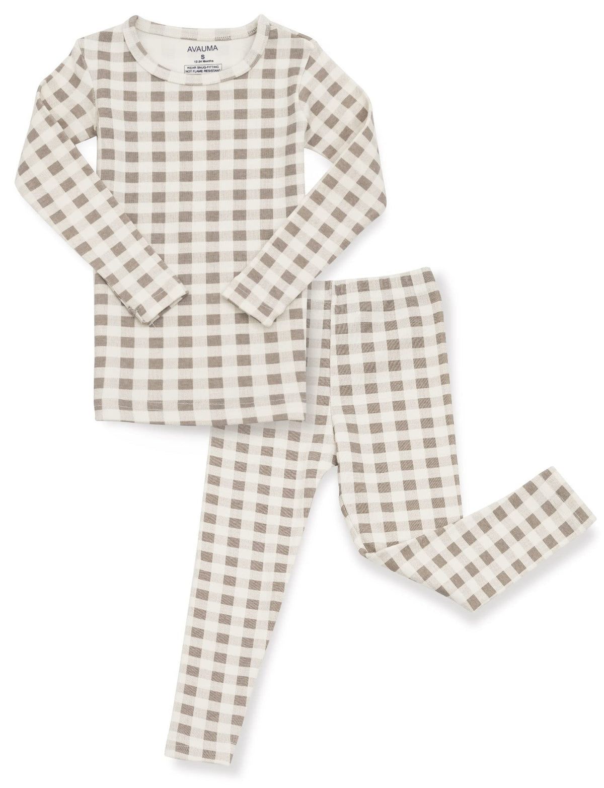 AVAUMA Baby Boys Girls Pajama Set 6M-7T Kids Cute Toddler Snug fit Pattern Design Pjs Cotton Sleepwear