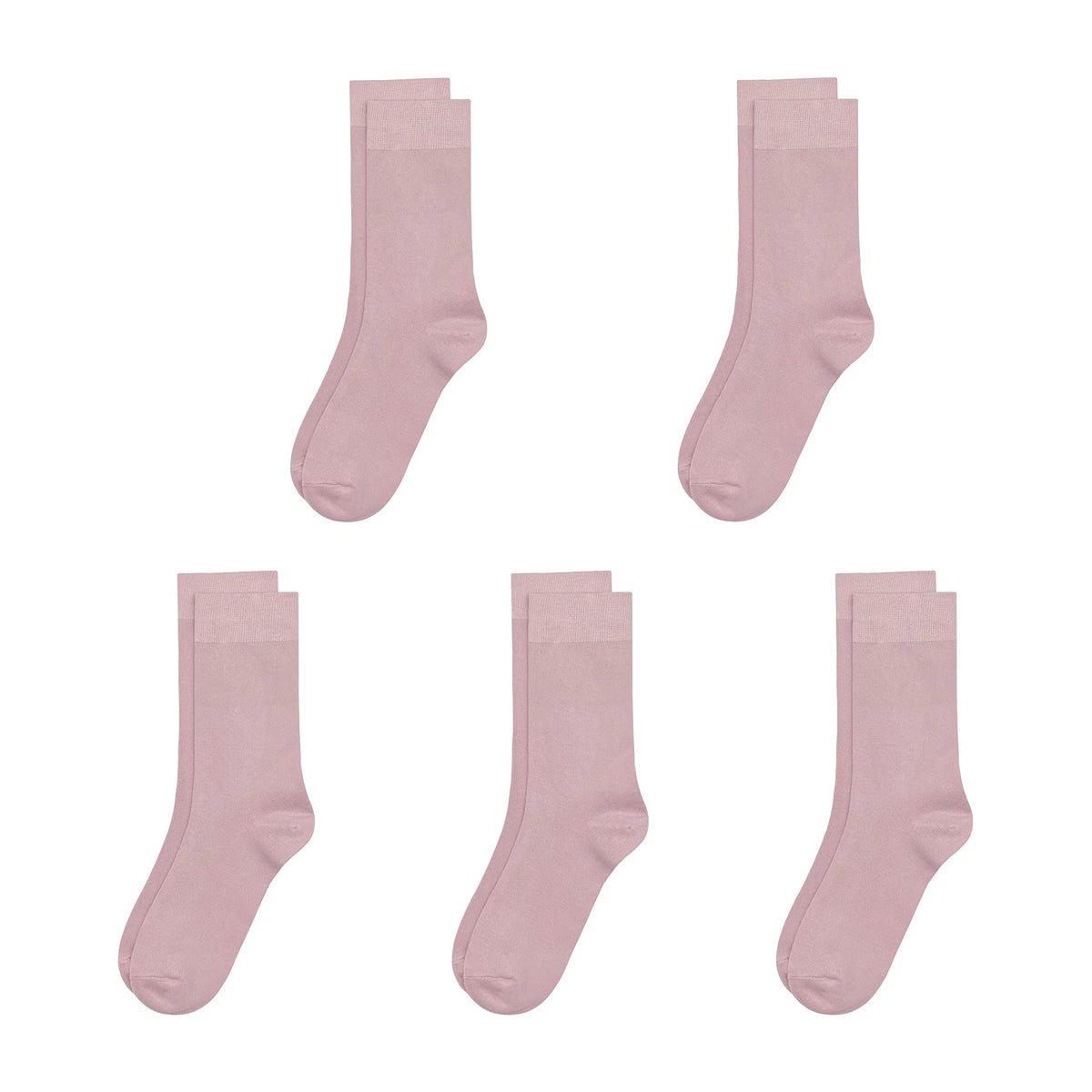 SERISIMPLE Viscose Bamboo Kids Crew Socks School Anti Odor Socks for Boys Girls Uniform Light Weight Flat Seam Socks 5 Pairs