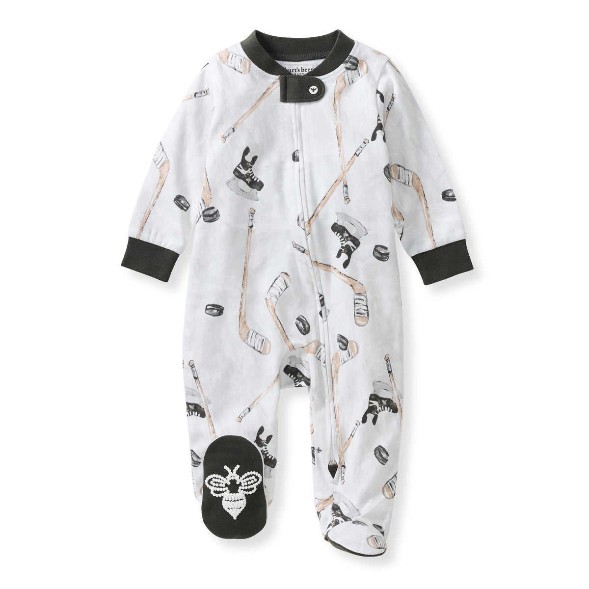 Burt's Bees Baby Boys' Organic Cotton, Sleep and Play Footed Pajamas
