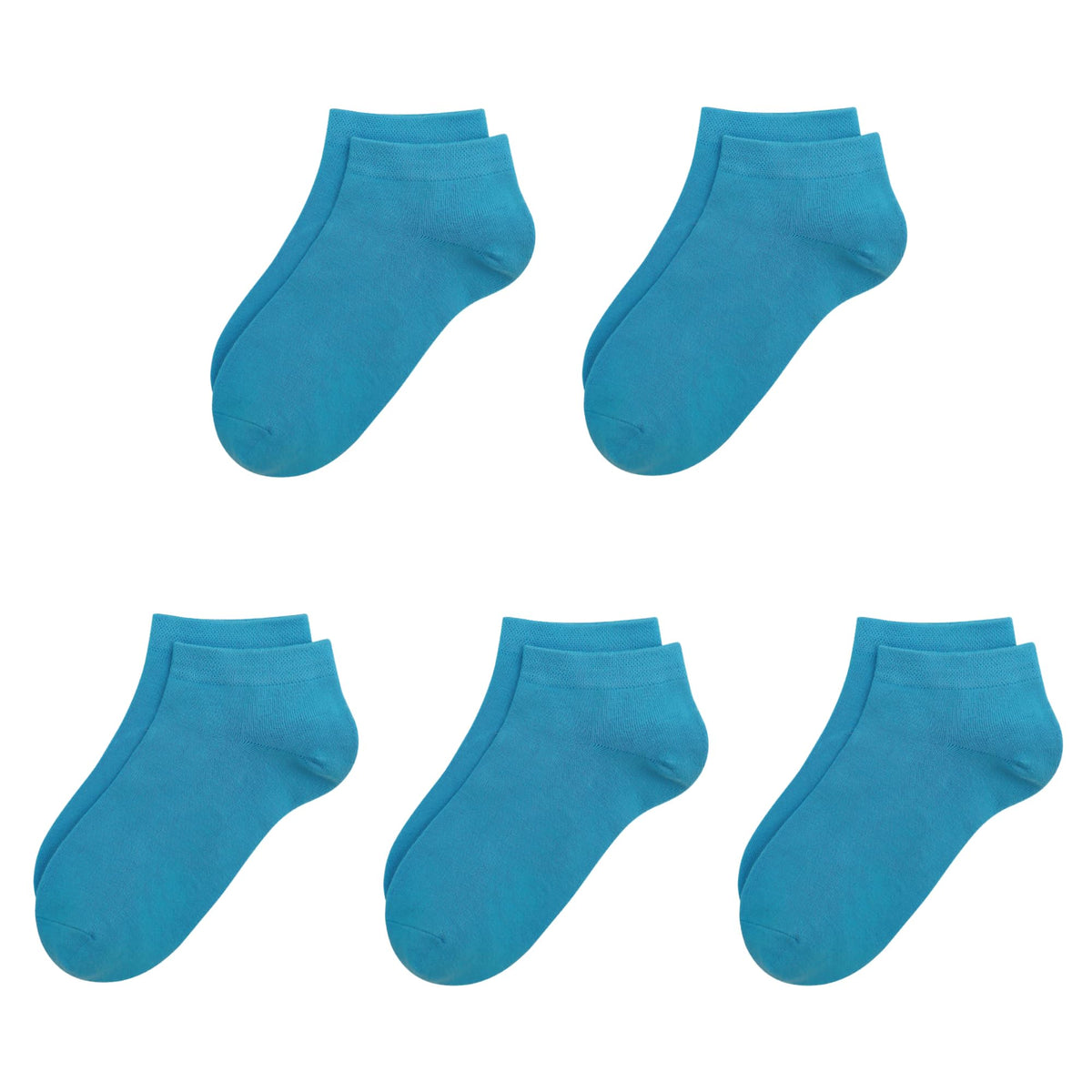 SERISIMPLE Viscose Bamboo School Socks Ankle Super Soft Kids Socks Stretch Cuffs Athletic Socks Odor Anti-odor 5 Pairs