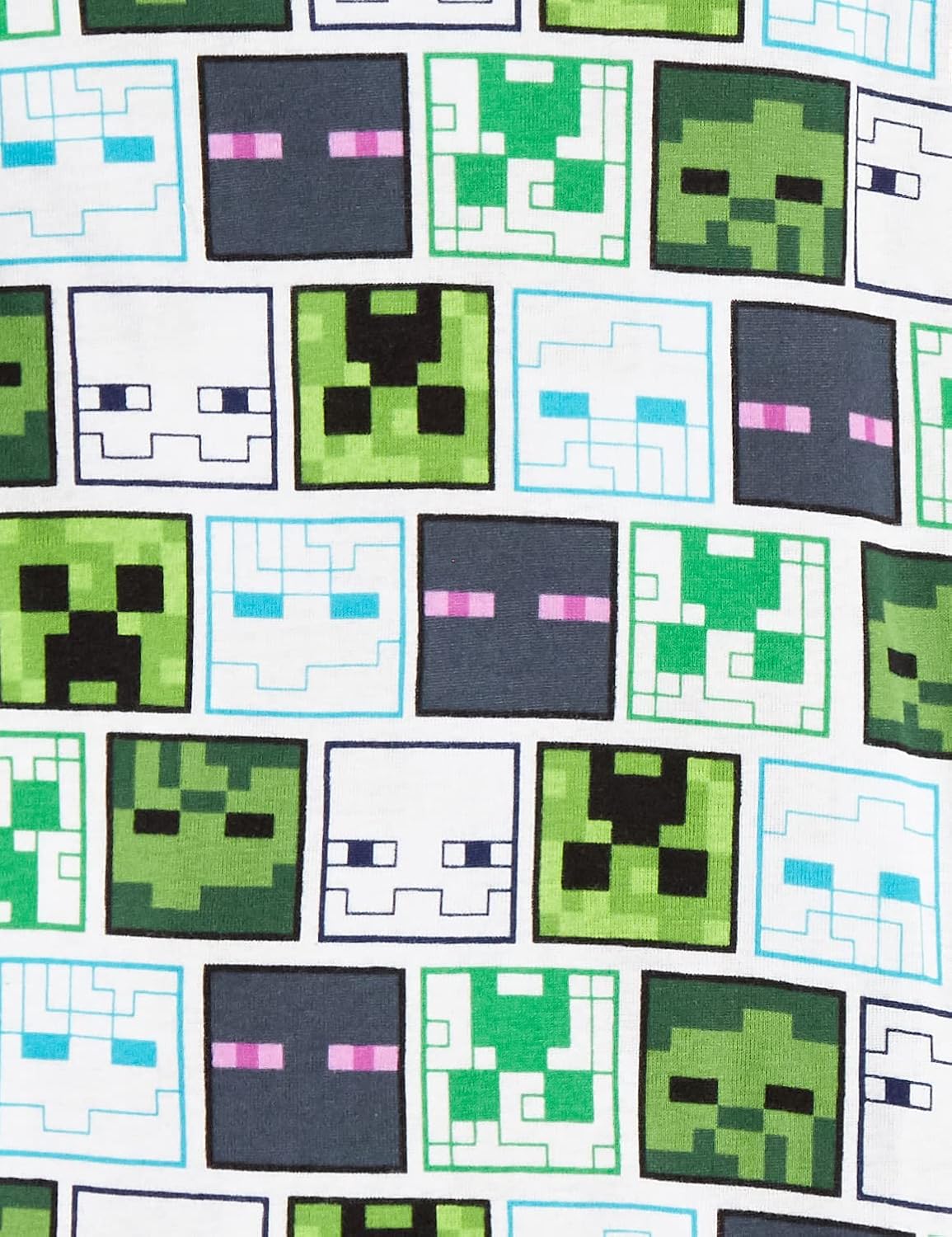 Minecraft boys 4-piece Snug-fit Cotton Pajama Set, Soft & Cute for Kids
