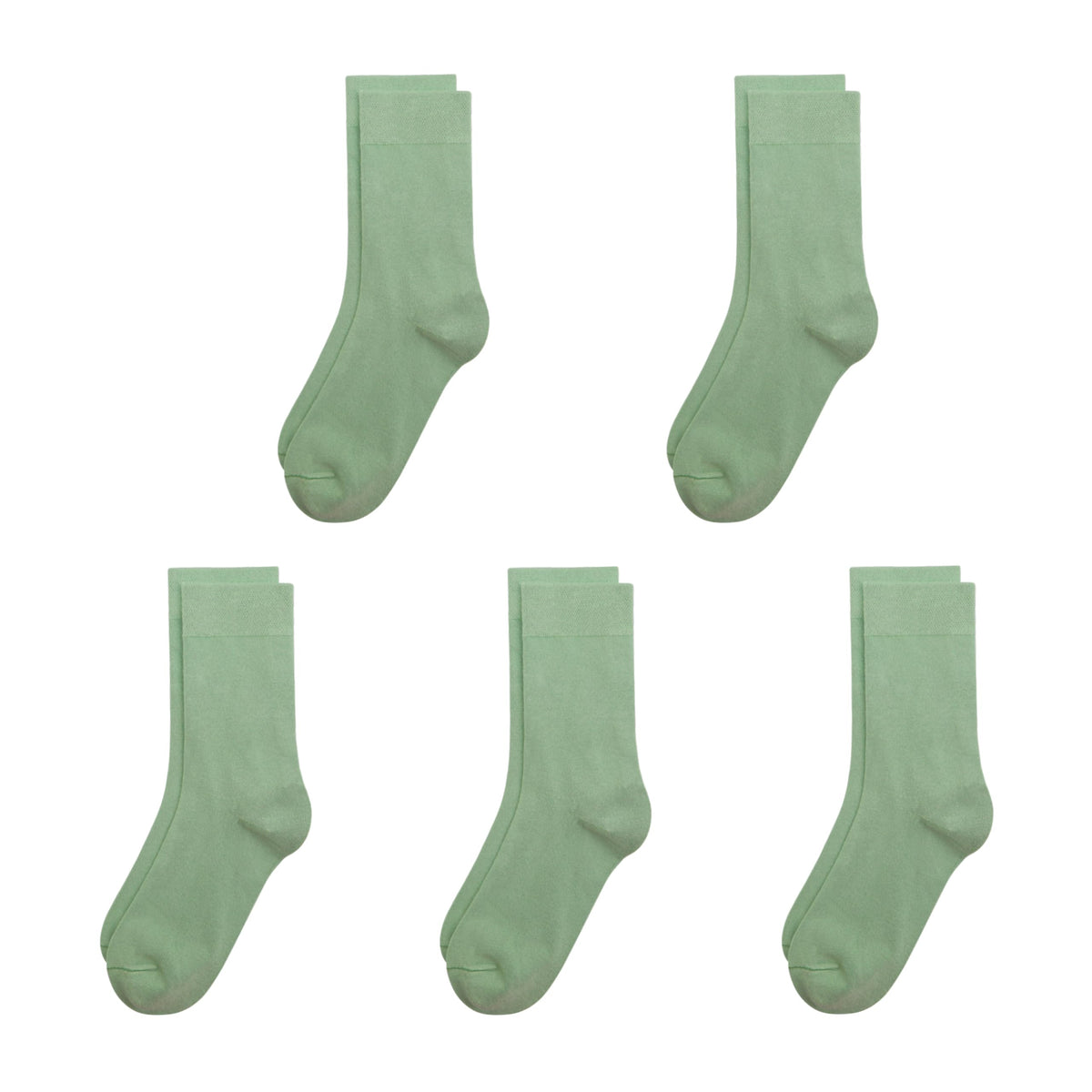 SERISIMPLE Viscose Bamboo Kids Crew Socks School Anti Odor Socks for Boys Girls Uniform Light Weight Flat Seam Socks 5 Pairs