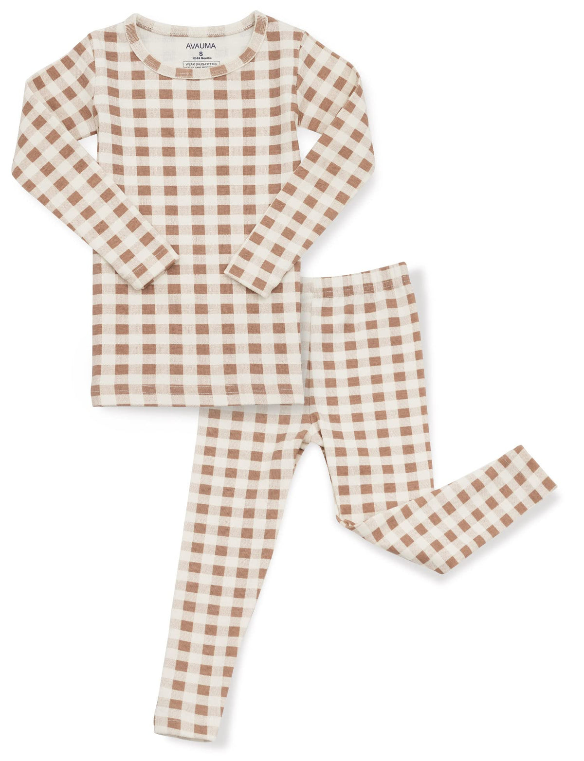 AVAUMA Baby Boys Girls Pajama Set 6M-7T Kids Cute Toddler Snug fit Pattern Design Pjs Cotton Sleepwear