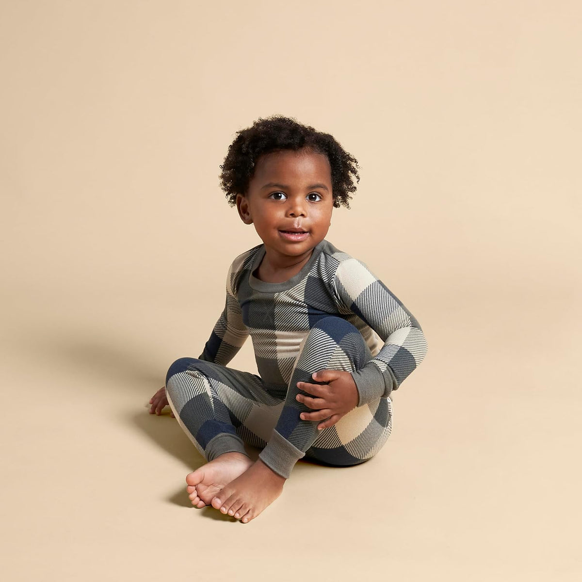 Modern Moments by Gerber Baby Toddler Hacci Snug Fit 2-piece Pajama Set