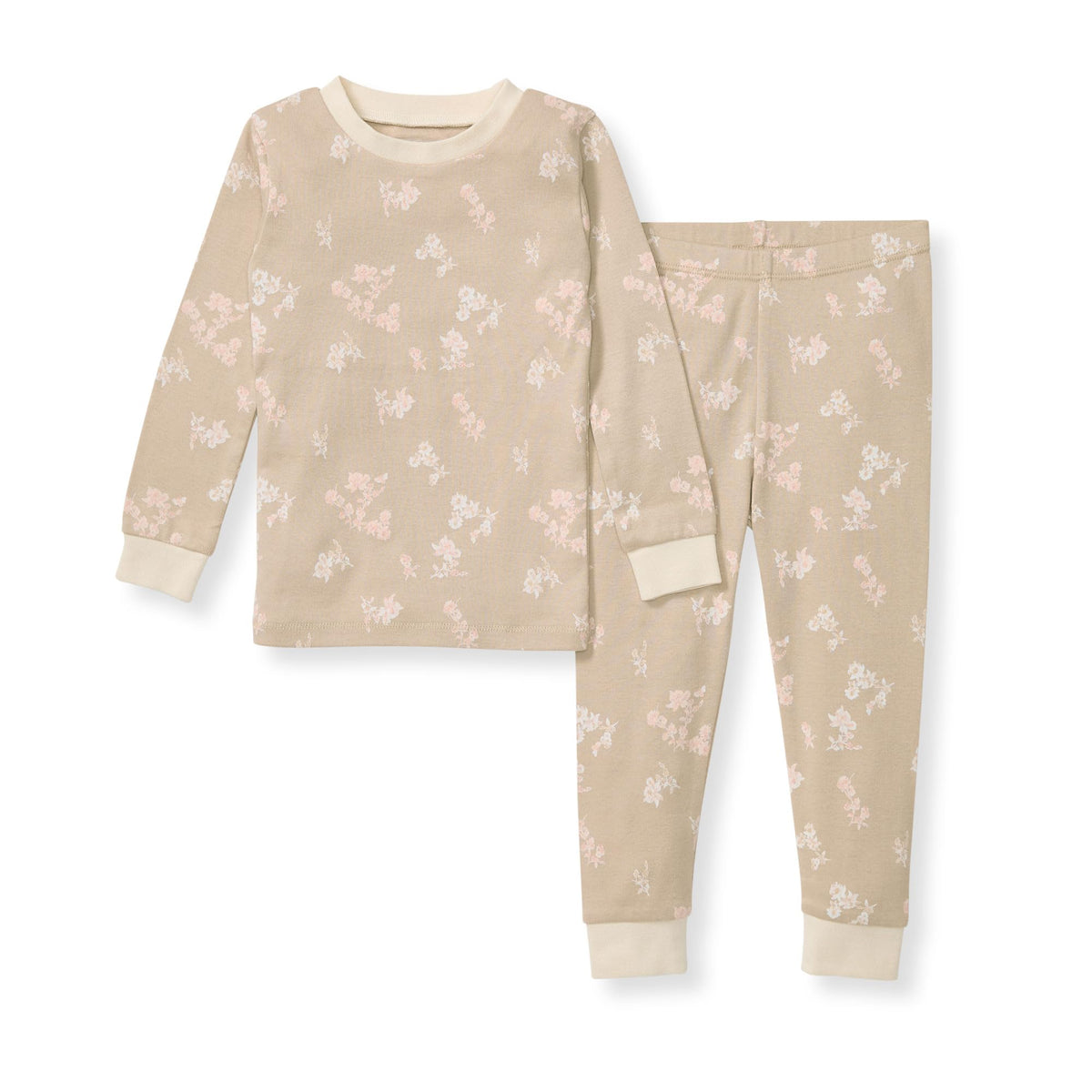 Burt's Bees Baby Girls Organic Cotton Pajamas, Toddler PJ Set, 2-PC