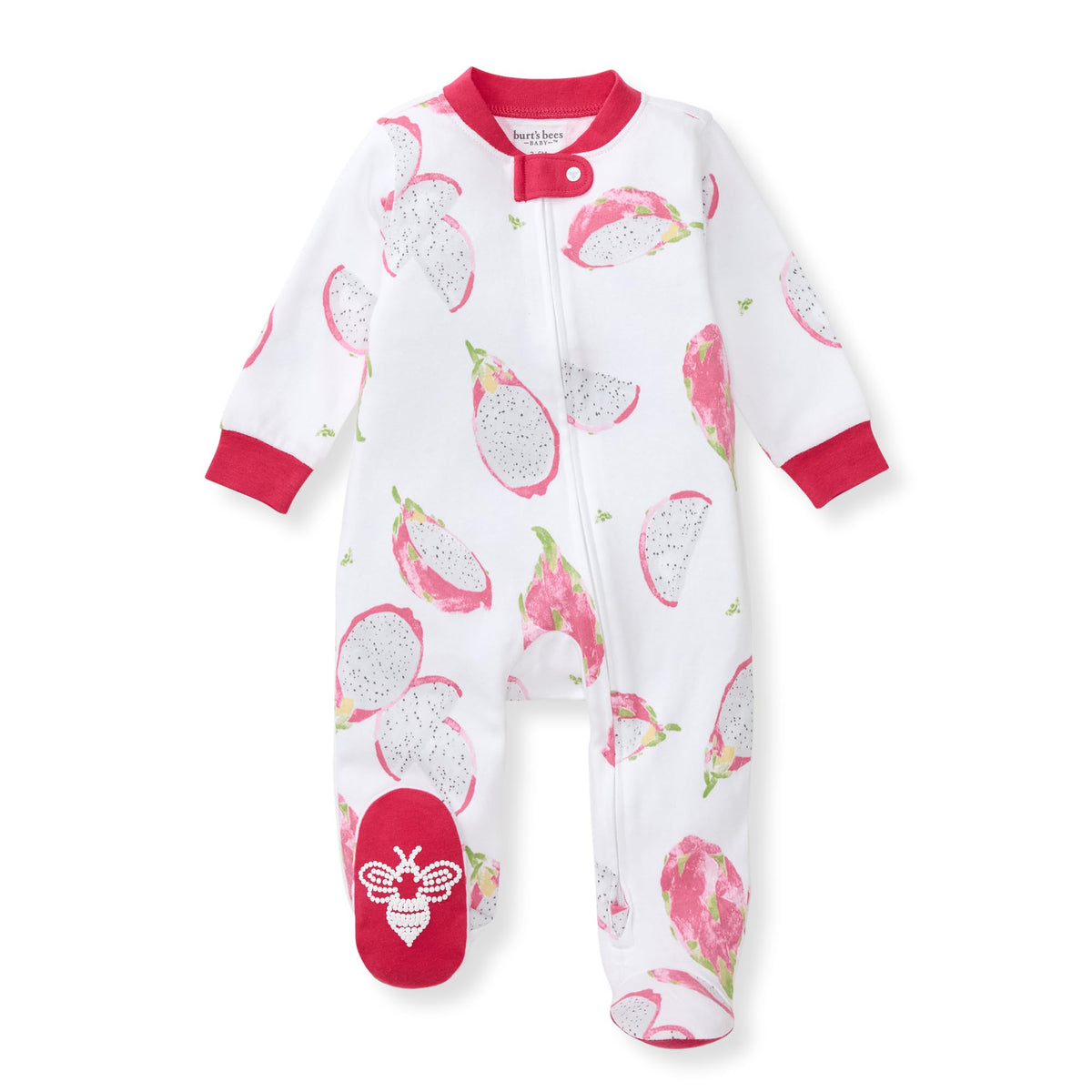 Burt's Bees Baby Boys Footless Pajamas, Sleep and Play Loose Fit, 100% Organic Cotton Soft One-piece PJs, Sizes NB to 6-9 Months