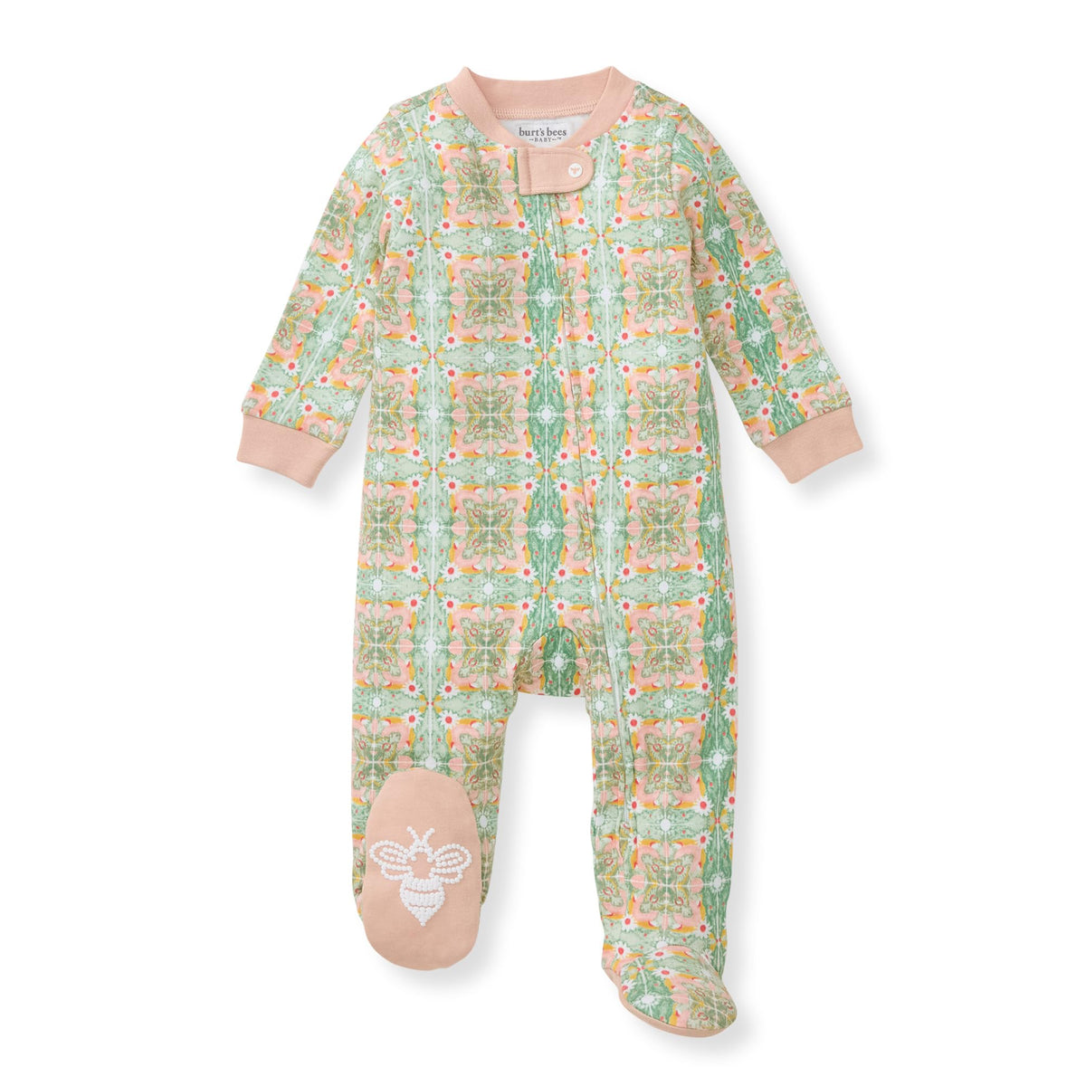 Burt's Bees Baby Boys Footless Pajamas, Sleep and Play Loose Fit, 100% Organic Cotton Soft One-piece PJs, Sizes NB to 6-9 Months