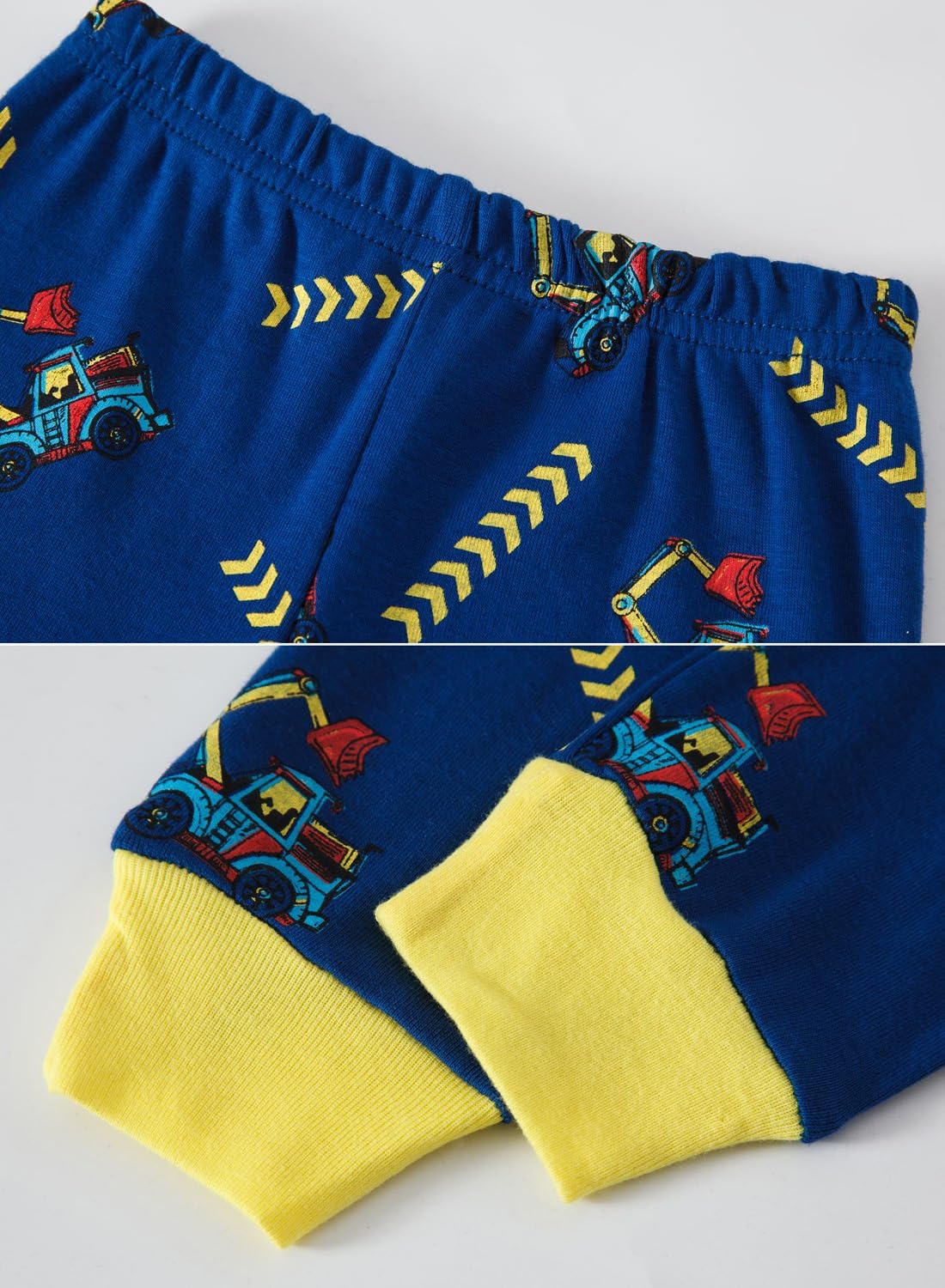 Little bety Boys 4 Pieces Cotton Pajamas Toddlers Long Sleeve 24M-12Years
