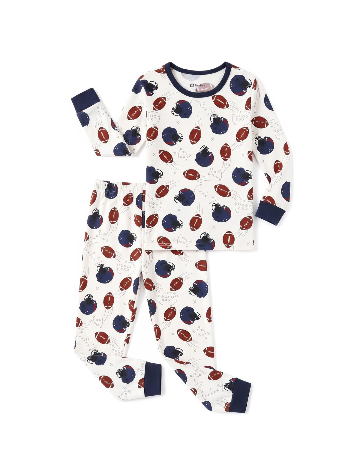 PATPAT Boys Pajamas Short Sleeve T-Shirt and Shorts 2-Piece Sleepwear