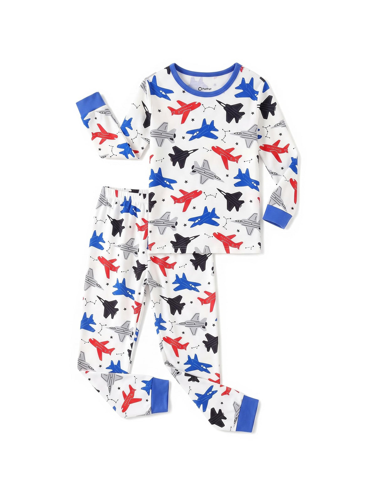 PATPAT Boys Pajamas Short Sleeve T-Shirt and Shorts 2-Piece Sleepwear