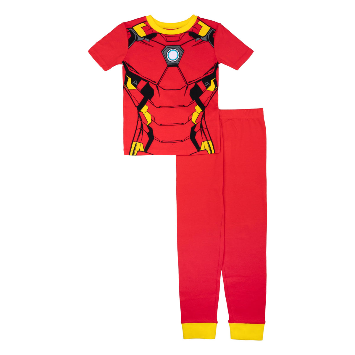 Marvel Boys' 2-piece Snug-fit Cotton Matching Holiday Pajama Set, Soft & Cute for Kids
