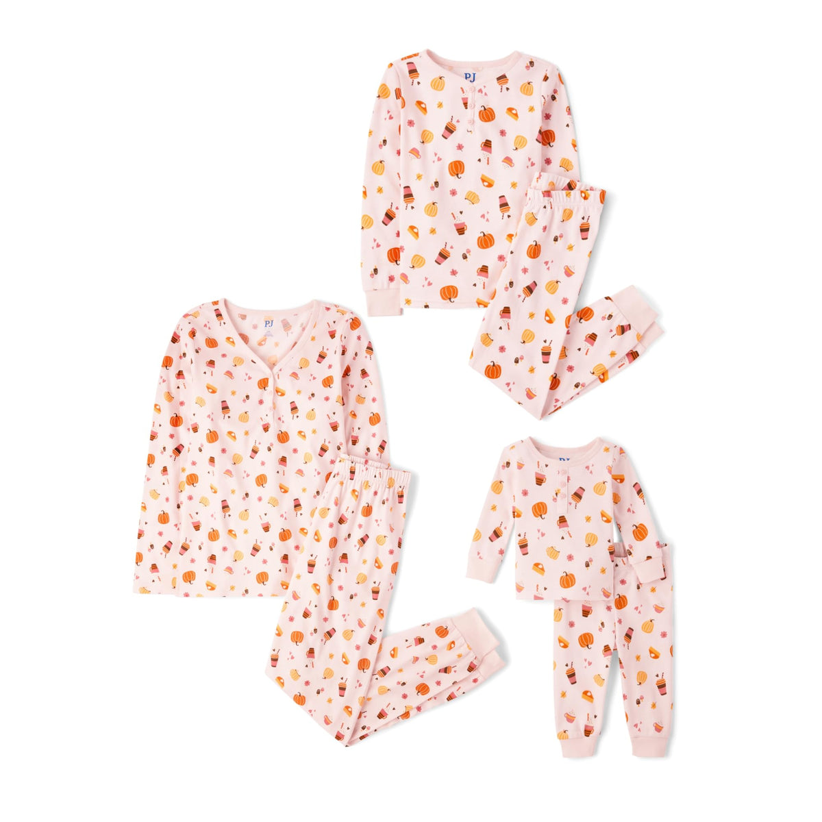 The Children's Place Family Matching Halloween and Holiday Pajama Sets, Cotton